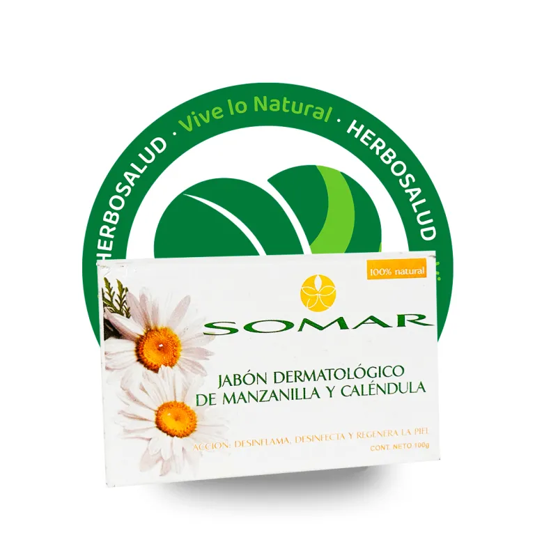 JABON DE MANZANILLA Y CALENDULA - Producto para cuidado de la piel